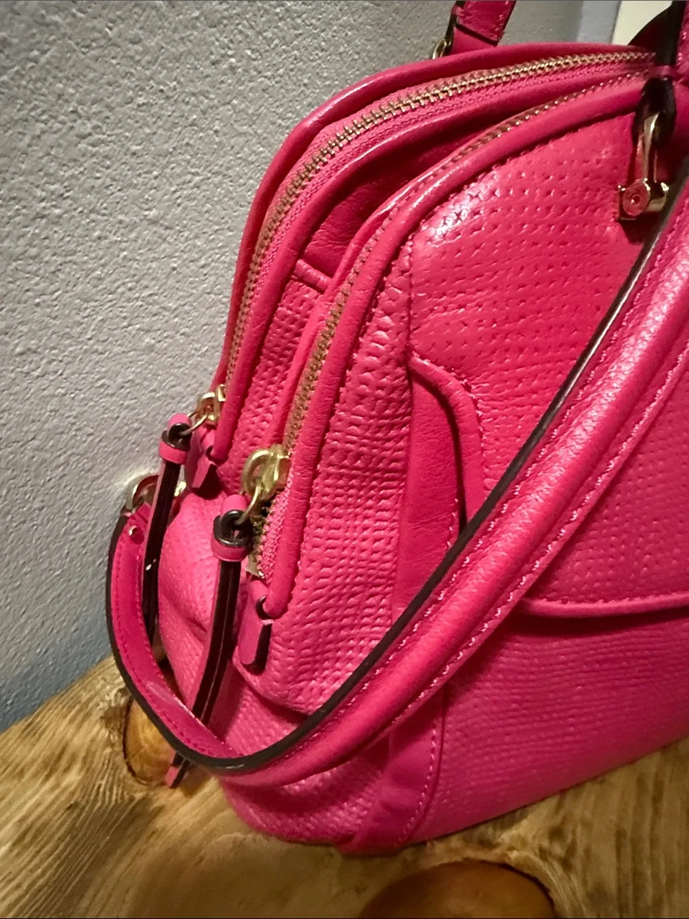 COACH Madison Small Georgie Satchel in Leather - EUC